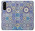 W3537 Moroccan Mosaic Pattern Hülle Schutzhülle Taschen und Leder Flip für Sony Xperia 5