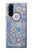 W3537 Moroccan Mosaic Pattern Hülle Schutzhülle Taschen und Leder Flip für Sony Xperia 5