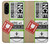 W3543 Luggage Tag Art Hülle Schutzhülle Taschen und Leder Flip für Sony Xperia 5