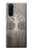W3591 Viking Tree of Life Symbol Hülle Schutzhülle Taschen und Leder Flip für Sony Xperia 5
