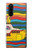 W3599 Hippie Submarine Hülle Schutzhülle Taschen und Leder Flip für Sony Xperia 5