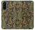 W3661 William Morris Forest Velvet Hülle Schutzhülle Taschen und Leder Flip für Sony Xperia 5