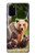 W3558 Bear Family Hülle Schutzhülle Taschen und Leder Flip für Samsung Galaxy S20 Plus, Galaxy S20+