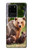 W3558 Bear Family Hülle Schutzhülle Taschen und Leder Flip für Samsung Galaxy S20 Ultra