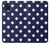 W3533 Blue Polka Dot Hülle Schutzhülle Taschen und Leder Flip für Samsung Galaxy Note10 Lite