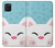 W3542 Cute Cat Cartoon Hülle Schutzhülle Taschen und Leder Flip für Samsung Galaxy Note10 Lite