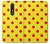 W3526 Red Spot Polka Dot Hülle Schutzhülle Taschen und Leder Flip für Nokia 3.1 plus