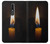 W3530 Buddha Candle Burning Hülle Schutzhülle Taschen und Leder Flip für Nokia 3.1 plus