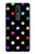 W3532 Colorful Polka Dot Hülle Schutzhülle Taschen und Leder Flip für Nokia 3.1 plus