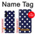 W3533 Blue Polka Dot Hülle Schutzhülle Taschen und Leder Flip für Samsung Galaxy A90 5G