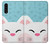 W3542 Cute Cat Cartoon Hülle Schutzhülle Taschen und Leder Flip für Samsung Galaxy A90 5G