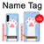 W3618 Cat Paw Hülle Schutzhülle Taschen und Leder Flip für Samsung Galaxy A90 5G