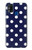 W3533 Blue Polka Dot Hülle Schutzhülle Taschen und Leder Flip für Samsung Galaxy M31