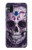 W3582 Purple Sugar Skull Hülle Schutzhülle Taschen und Leder Flip für Samsung Galaxy M31