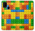 W3595 Brick Toy Hülle Schutzhülle Taschen und Leder Flip für Samsung Galaxy M31