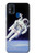 W3616 Astronaut Hülle Schutzhülle Taschen und Leder Flip für Samsung Galaxy M31