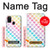 W3499 Colorful Heart Pattern Hülle Schutzhülle Taschen und Leder Flip für Samsung Galaxy M21