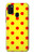 W3526 Red Spot Polka Dot Hülle Schutzhülle Taschen und Leder Flip für Samsung Galaxy M21