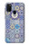 W3537 Moroccan Mosaic Pattern Hülle Schutzhülle Taschen und Leder Flip für Samsung Galaxy M21