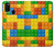 W3595 Brick Toy Hülle Schutzhülle Taschen und Leder Flip für Samsung Galaxy M21