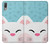W3542 Cute Cat Cartoon Hülle Schutzhülle Taschen und Leder Flip für Sony Xperia L3