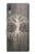 W3591 Viking Tree of Life Symbol Hülle Schutzhülle Taschen und Leder Flip für Sony Xperia L3