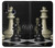 W2262 Chess King Hülle Schutzhülle Taschen und Leder Flip für Samsung Galaxy A20s
