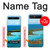 W0844 Bora Bora Island Hülle Schutzhülle Taschen Flip für Samsung Galaxy Z Flip 5G