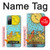 W3435 Tarot Card Moon Hülle Schutzhülle Taschen und Leder Flip für Samsung Galaxy S20 FE