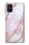 W3482 Soft Pink Marble Graphic Print Hülle Schutzhülle Taschen und Leder Flip für Samsung Galaxy M51