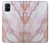 W3482 Soft Pink Marble Graphic Print Hülle Schutzhülle Taschen und Leder Flip für Samsung Galaxy M51