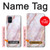W3482 Soft Pink Marble Graphic Print Hülle Schutzhülle Taschen und Leder Flip für Samsung Galaxy M51