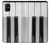 W3524 Piano Keyboard Hülle Schutzhülle Taschen und Leder Flip für Samsung Galaxy M51