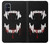 W3527 Vampire Teeth Bloodstain Hülle Schutzhülle Taschen und Leder Flip für Samsung Galaxy M51