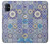 W3537 Moroccan Mosaic Pattern Hülle Schutzhülle Taschen und Leder Flip für Samsung Galaxy M51