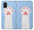 W3618 Cat Paw Hülle Schutzhülle Taschen und Leder Flip für Samsung Galaxy M51