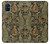 W3661 William Morris Forest Velvet Hülle Schutzhülle Taschen und Leder Flip für Samsung Galaxy M51