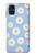 W3681 Daisy Flowers Pattern Hülle Schutzhülle Taschen und Leder Flip für Samsung Galaxy M51