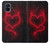 W3682 Devil Heart Hülle Schutzhülle Taschen und Leder Flip für Samsung Galaxy M51