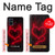 W3682 Devil Heart Hülle Schutzhülle Taschen und Leder Flip für Samsung Galaxy M51