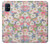 W3688 Floral Flower Art Pattern Hülle Schutzhülle Taschen und Leder Flip für Samsung Galaxy M51