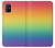 W3698 LGBT Gradient Pride Flag Hülle Schutzhülle Taschen und Leder Flip für Samsung Galaxy M51