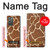 W2326 Giraffe Skin Hülle Schutzhülle Taschen Flip für Samsung Galaxy Z Fold2 5G