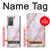 W3482 Soft Pink Marble Graphic Print Hülle Schutzhülle Taschen Flip für Samsung Galaxy Z Fold2 5G