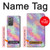 W3706 Pastel Rainbow Galaxy Pink Sky Hülle Schutzhülle Taschen Flip für Samsung Galaxy Z Fold2 5G