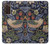 W3791 William Morris Strawberry Thief Fabric Hülle Schutzhülle Taschen Flip für Samsung Galaxy Z Fold2 5G
