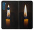 W3530 Buddha Candle Burning Hülle Schutzhülle Taschen und Leder Flip für Motorola One Fusion+