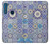 W3537 Moroccan Mosaic Pattern Hülle Schutzhülle Taschen und Leder Flip für Motorola One Fusion+