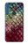 W3539 Mermaid Fish Scale Hülle Schutzhülle Taschen und Leder Flip für Motorola One Fusion+