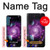 W3689 Galaxy Outer Space Planet Hülle Schutzhülle Taschen und Leder Flip für Motorola One Fusion+